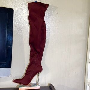 Fashion Nova chocolate Over-the-Knee Boots